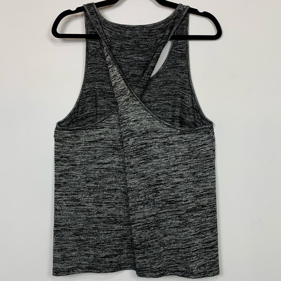 NWT Rag & Bone Twist Back Tank in Heathered Black - Picture 4 of 4